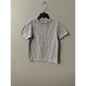 Wonder Nation Boys Solid T Shirt Grey.  Size 6-7